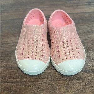 Kids Pink Native Slip-On Shoes